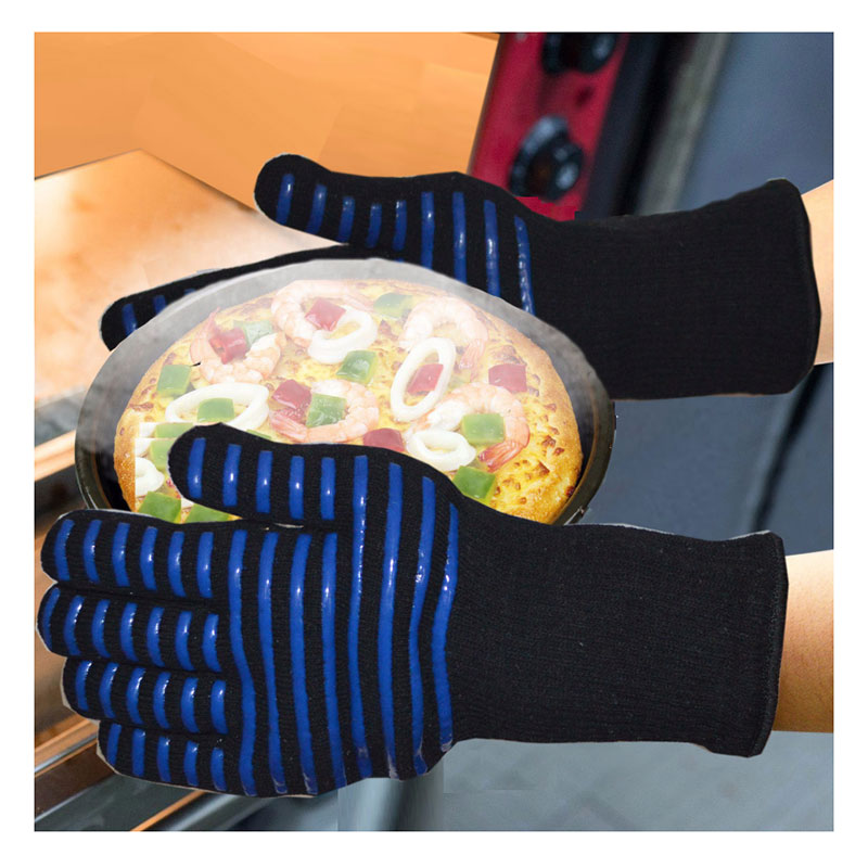 Oven Mitt Baking Glove Extreme Heat Resistant Multi-Purpose Grilling Cook Gloves Kitchen Barbecue Glove BBQ Gloves