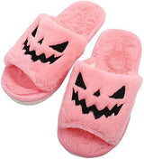 Halloween Shoes Winter Cute Warm Home Slippers Women