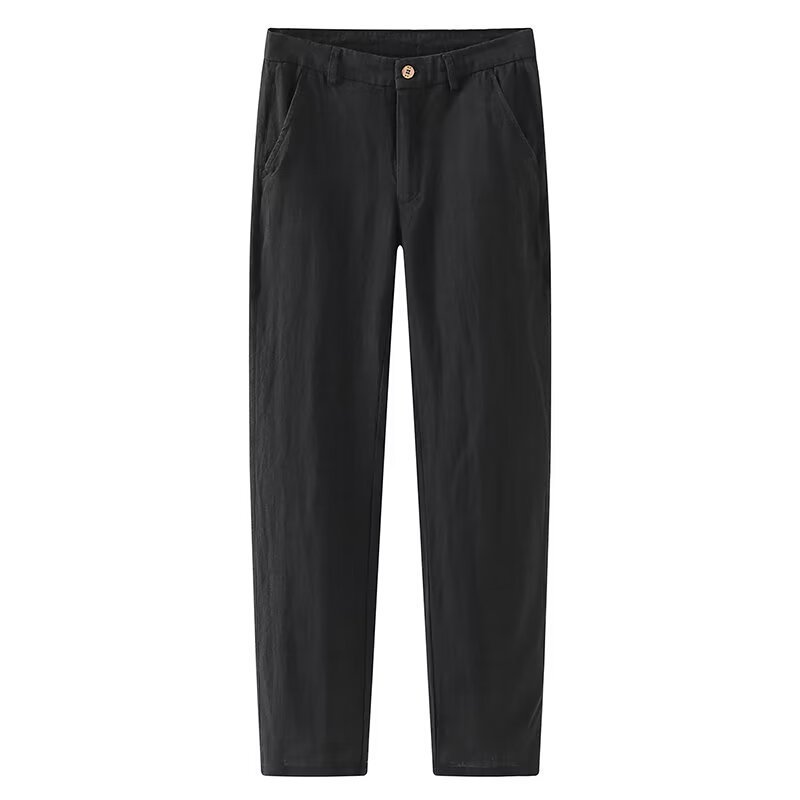 Men's Slim Retro Straight-leg Trousers