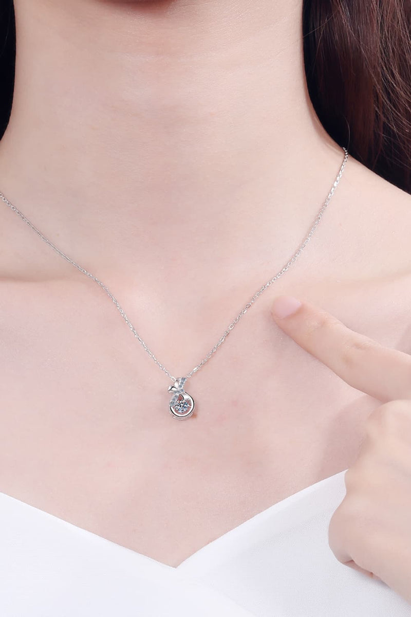 1 Carat Moissanite 925 Sterling Silver Necklace - For You Eshop1 Carat Moissanite 925 Sterling Silver NecklaceTrendsiFor You EshopSilverOne Size