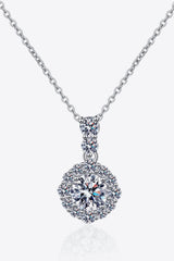 1 Carat Moissanite 925 Sterling Silver Necklace - For You Eshop1 Carat Moissanite 925 Sterling Silver NecklaceTrendsiFor You EshopSilverOne Size