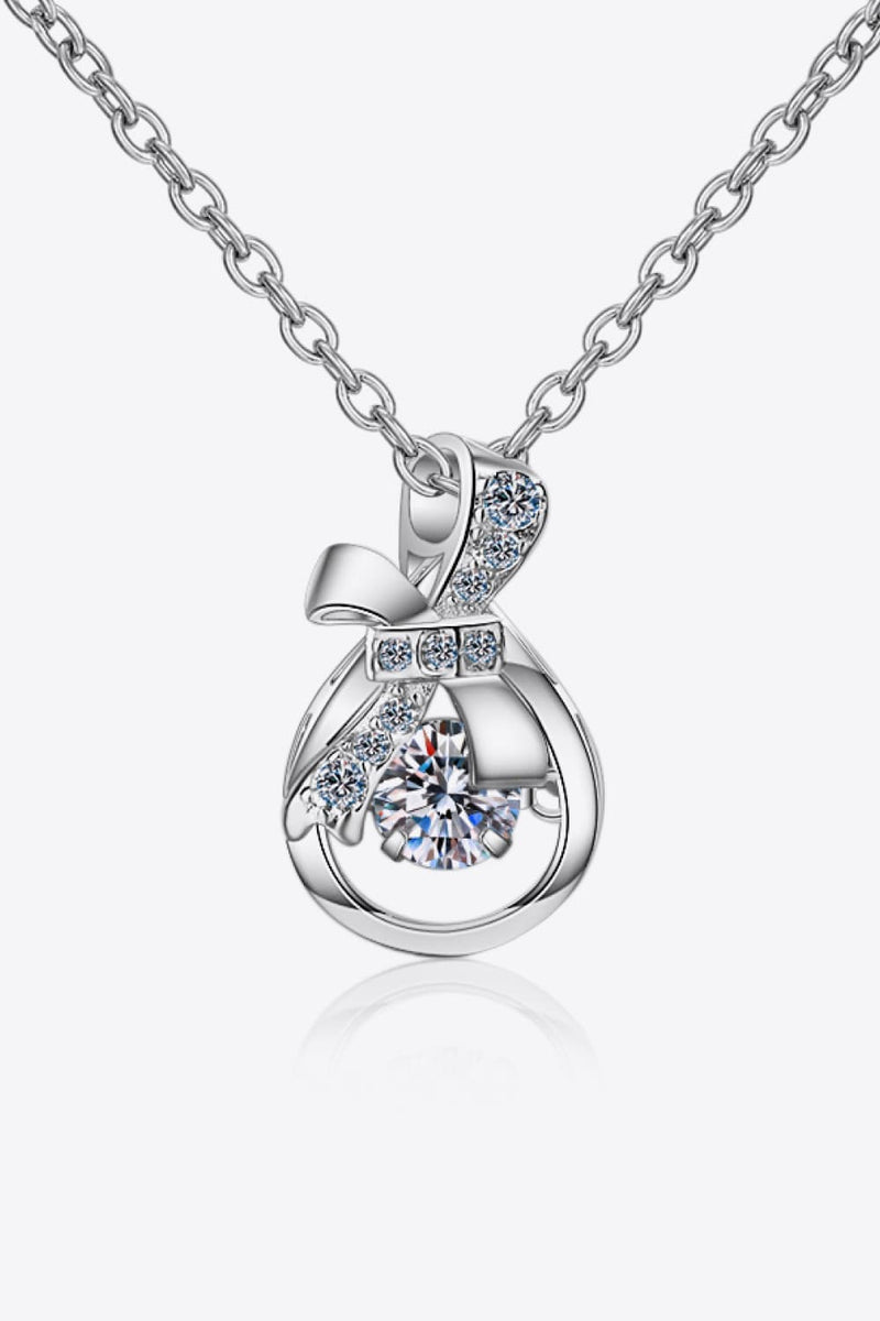 1 Carat Moissanite 925 Sterling Silver Necklace - For You Eshop1 Carat Moissanite 925 Sterling Silver NecklaceTrendsiFor You EshopSilverOne Size