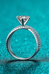 1 Carat Moissanite Crisscross Ring - For You Eshop1 Carat Moissanite Crisscross RingTrendsiFor You EshopSilver4