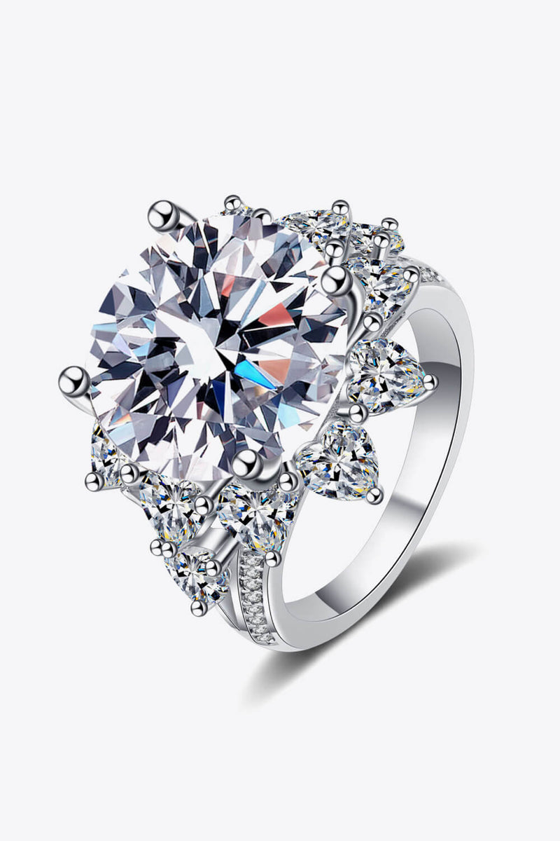 10 Carat Moissanite Flower - Shaped Ring - For You Eshop10 Carat Moissanite Flower - Shaped RingTrendsiFor You EshopSilver5