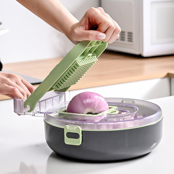 Hot Selling Vegetable Chopper Slicer  Veggie Dicer Cutter for Onion Tomato Potato Food Chopper with Draining