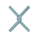 X-shaped heat-resistant and heat-resistant silicone non slip dining table mat