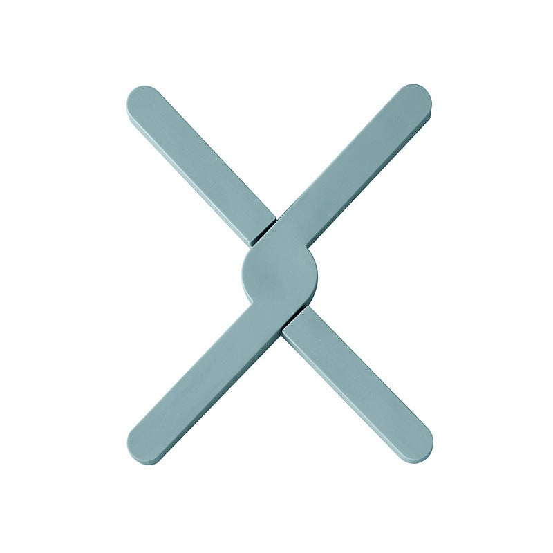 X-shaped heat-resistant and heat-resistant silicone non slip dining table mat