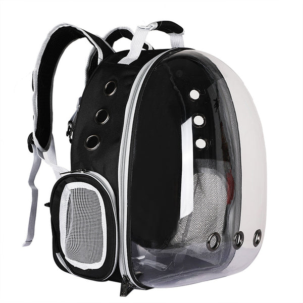 Cat bag pet backpack portable transparent space capsule pet bag for going out cat supplies breathable backpack - For You Eshop