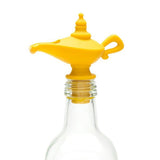 Creative silicone Aladdin lamp wine pouring device kitchen oil pouring nozzle leak proof sealing plug spiral type wine