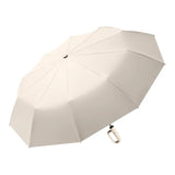 Men's and Women's Sunshade Umbrella Automatic Ring Umbrella Rain and Sun Protection UV Folding