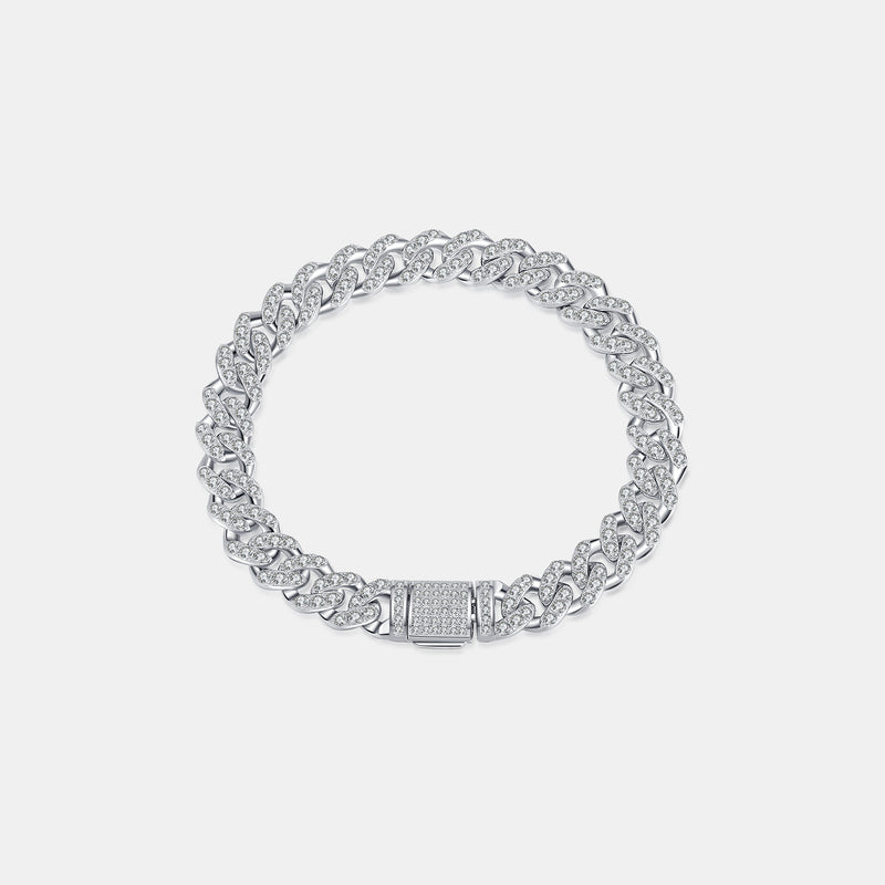 4.63 Carat Moissanite 925 Sterling Silver Bracelet