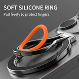 Finger Ring Holder Stand Grip Rotating For Mobile Phone Magnetic Mount Phone Back Sticker Pad Holder Bracket for iPhone Magsafe