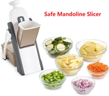 Safe Slice Mandoline for Vegetables, Meal Prep & More with 30+ Presets & Thickness Adjuster