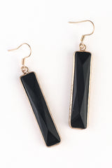 Natural Stone Drop Earrings