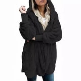 Fashion Women's Wear Plaid Coat Thickened