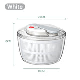 Multifunction 3 in 1 kitchen fruit vegetable dryer tools large manual Lettuce salad Spinner with Lidmaterial: plastic