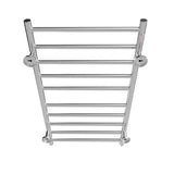 Electric Heated Towel Rack for Bathroom Wall Mounted Towel Warmer 10 Stainless Steel Bars Drying Rack