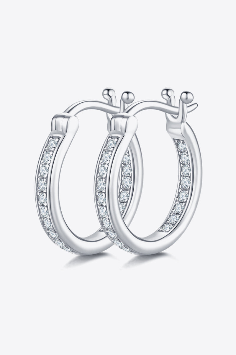 Adored Moissanite 925 Sterling Silver Earrings