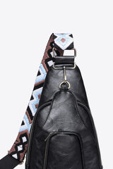 Adored Take A Trip PU Leather Sling Bag