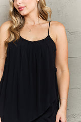 Ninexis Hang Loose Tulip Hem Cami Top