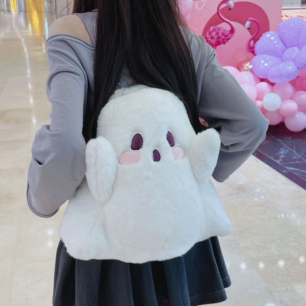 Halloween Cute Ghost Cartoon Backpack Personality Doll