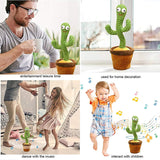 Dancing Cactus Electron Plush Toy Soft Plush Doll Babies Cactus That Can Sing And Dance Voice Interactive Bled Stark Toy For Kid