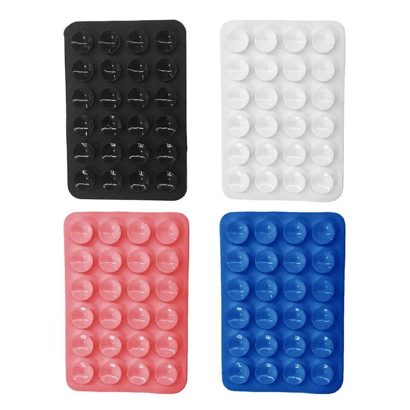 Thickened new mobile phone silicone suction cup 24 square suction cups mobile phone leather case silicone suction cup