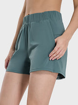 Elastic Waist Active Shorts