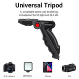 MAMEN Wireless Vlogging Kit Phone Tripod with Lavalier Microphone LED Light for iPhone Android Smartphone Live Streaming Toolkit