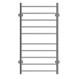 Electric Heated Towel Rack for Bathroom Wall Mounted Towel Warmer 10 Stainless Steel Bars Drying Rack