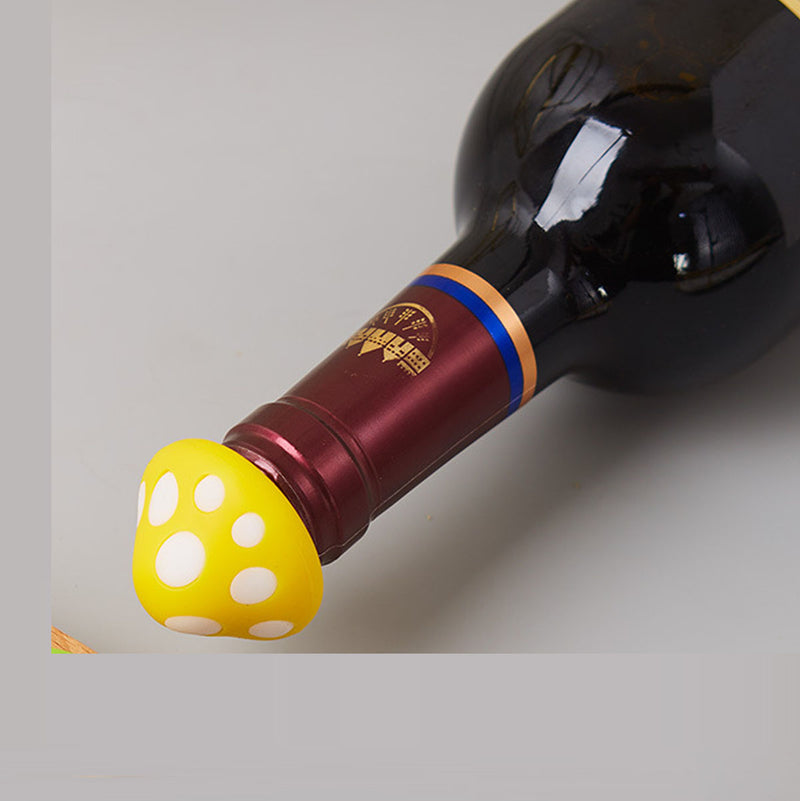 Silicone red wine cork, mushroom champagne cork