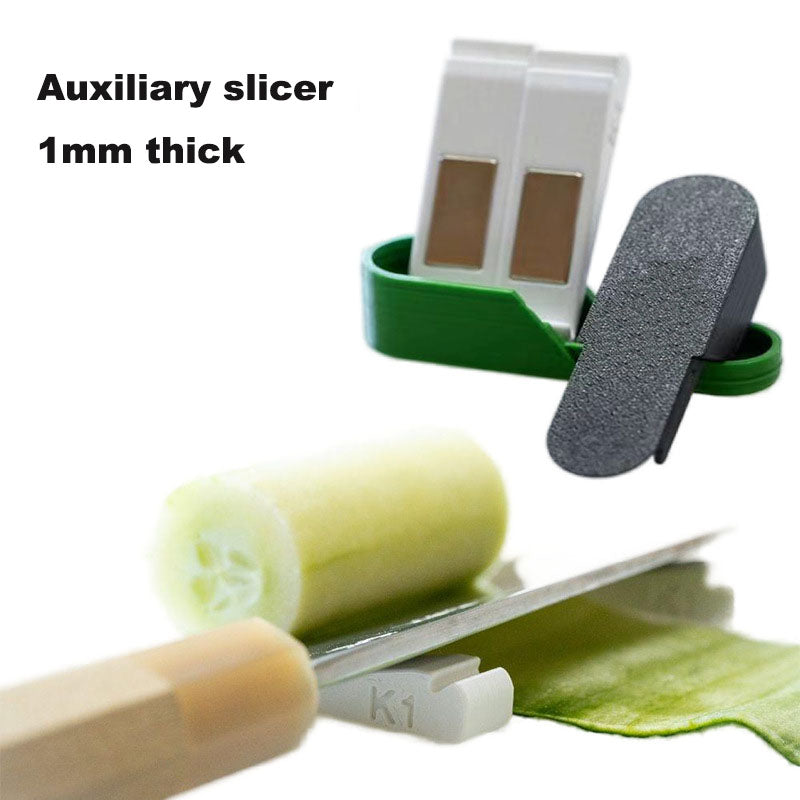 Creative ultra-thin slicing assistant tool for fruits and melons