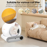 Automatic cleaning, eliminates odors, supports WiFi application control, intelligent automatic cat litter box with padding