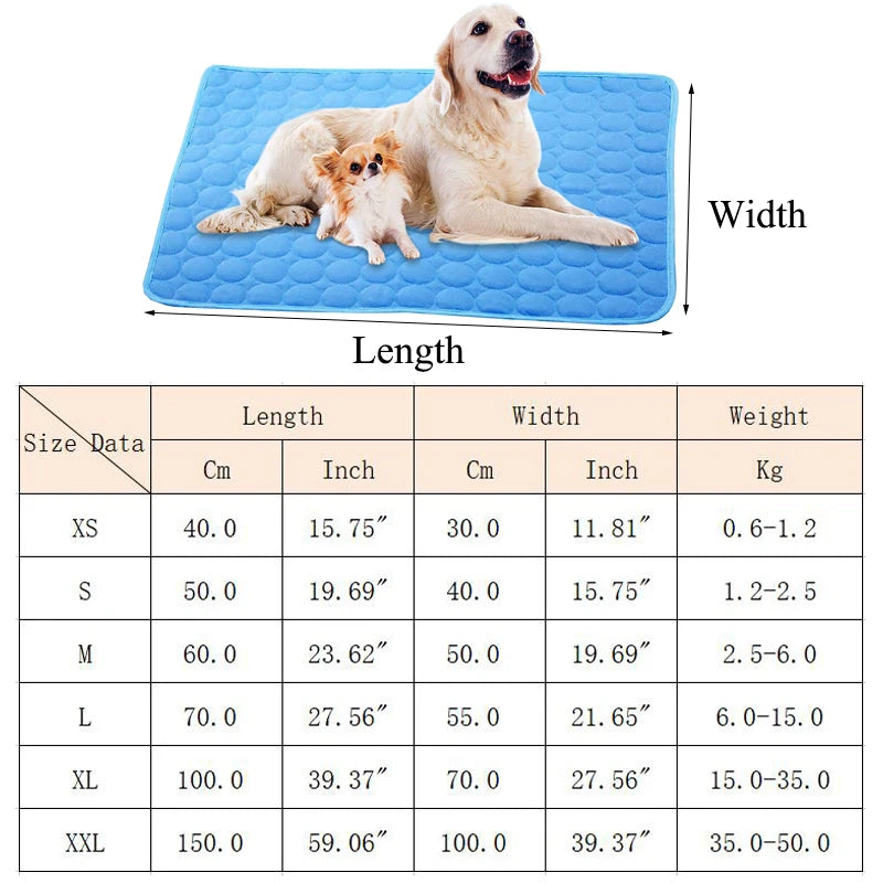 Summer Pet Cooling Mat Pad