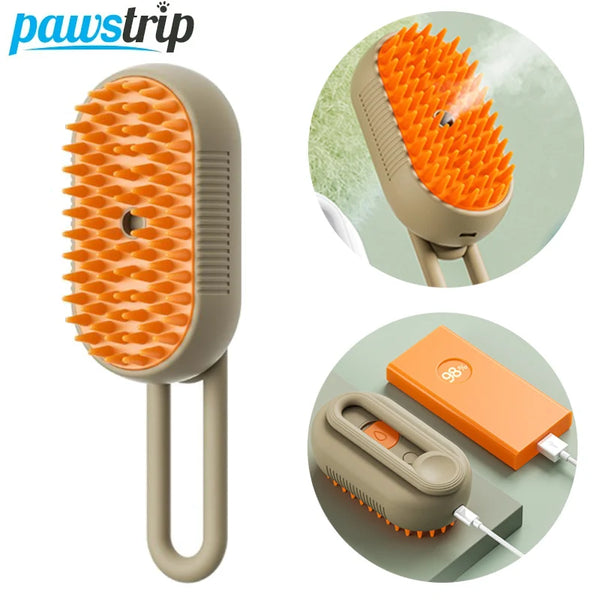 3 In 1 Cat Steam Brush Electric