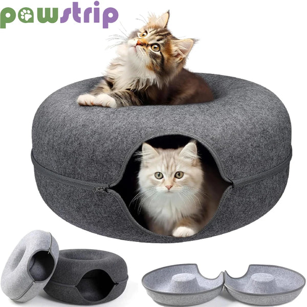 Donut Cat Bed for 2 Cats