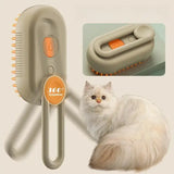 3-in-1 Steamy Brush for Pet Cat Dog