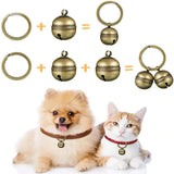 Cat Dog Collar Bells Brass