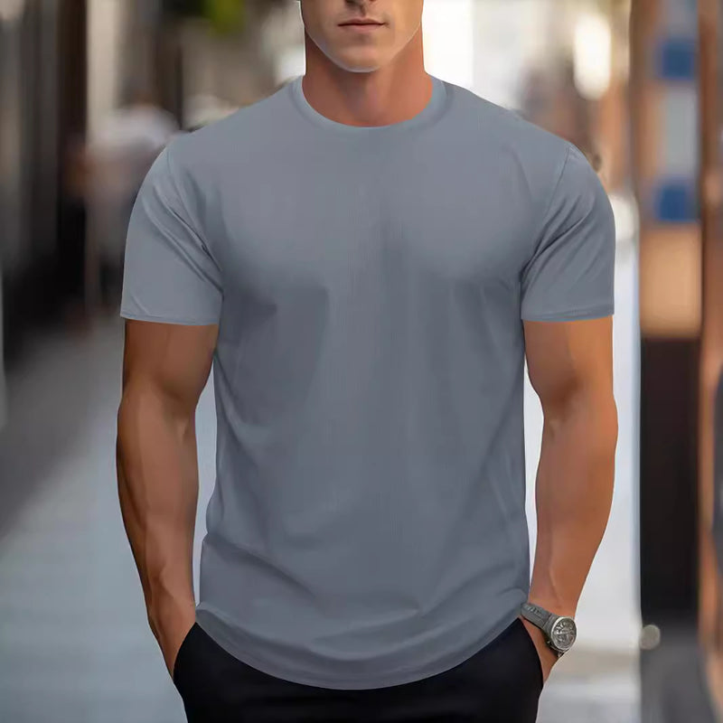 Quick-drying Breathable Sports Round Neck Short Sleeve