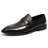 Casual Slip-on British Leather Shoes