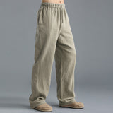 Men's Breathable Linen Loose Casual Sports Pants