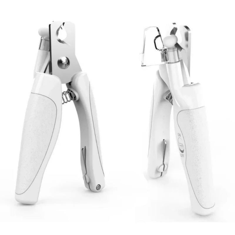 Pet Nail Clippers With Light For Dogs And Cats - Rechargeable, Easy And Safe Trimming With Precision Blades And LED Light