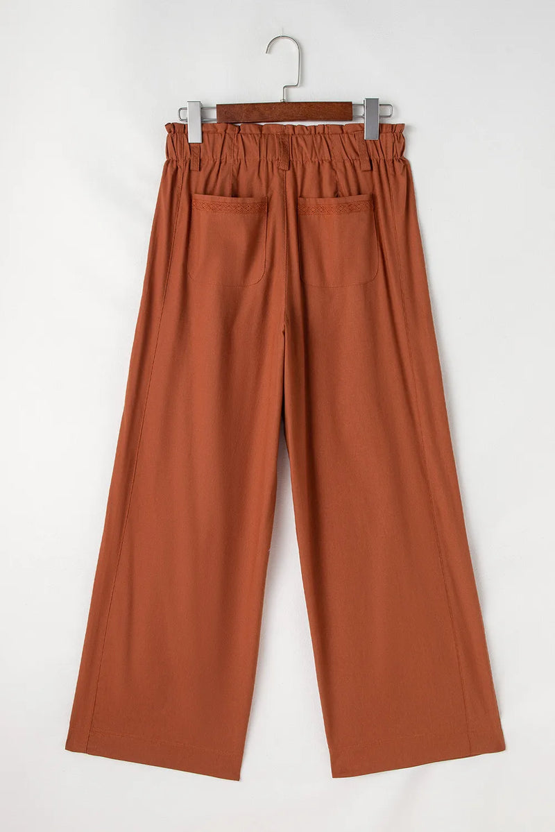 Wide Leg Pants with Pockets