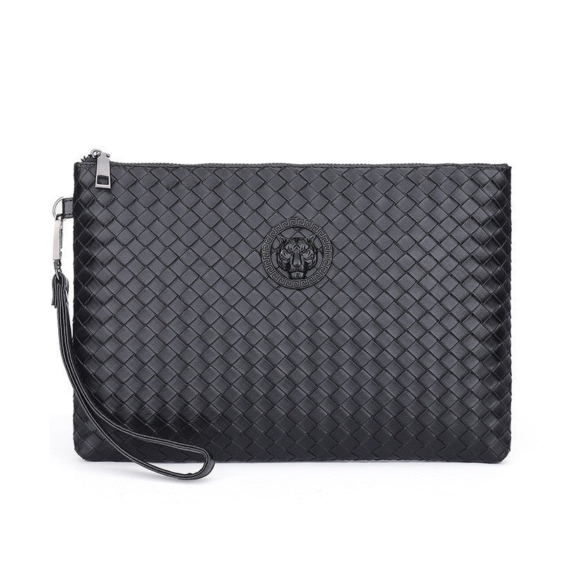 Men's Casual Woven Business Clutch And Shoulder Bag