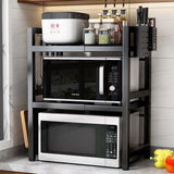 Kitchen Microwave Oven Shelf Shelf Retractable