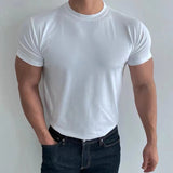 Slim Fit And Quick-drying Short-sleeved Slimming Bottoming Shirt All-matching Running